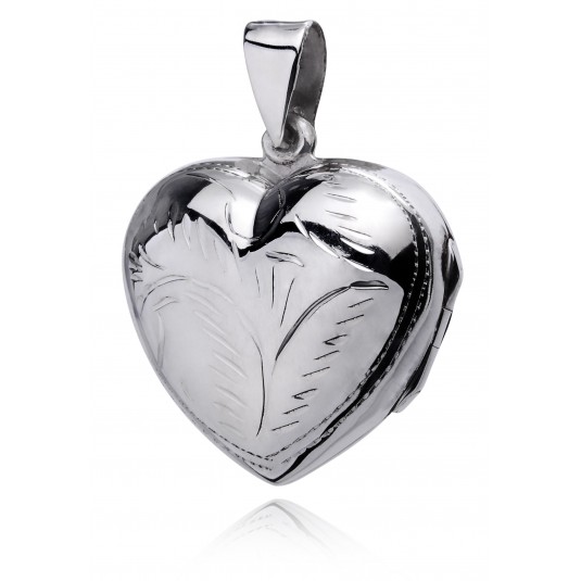 Wisiorek srebrny Puzderko serce Biżuteria na Prezent