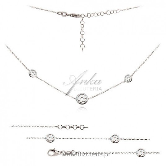 Komplet biżuterii srebrnej Biżuteria Made in Italy