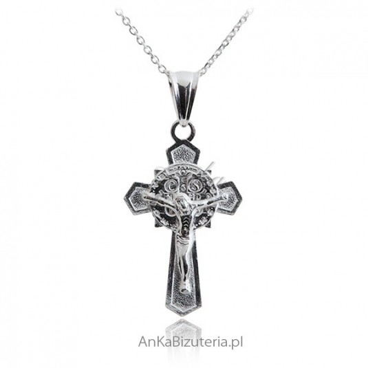 Krzyż Benedykta: Srebrny krzyżyk