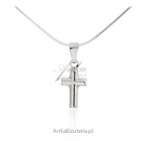 Krzyżyk srebrny Biżuteria srebrna
