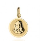 Medalik złoty z łańcuszkiem pr. 585 - Madonna