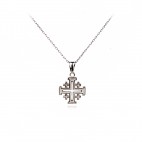 Krzyż srebrny jerozolimski