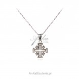 Krzyż srebrny jerozolimski