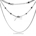 Naszyjnik srebrny Modna biżuteria srebrna włoska