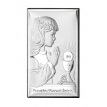 Dewocjonalia Pamiątka Pierwszej Komunii Św. dla Dziewczynki 6,5 * 11 cm GRAWER GRATIS