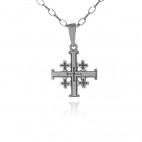 Krzyżyk srebrny JERUSALEM