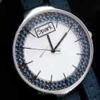 Duży zegarek z kryształami Swarovskiego - Montana